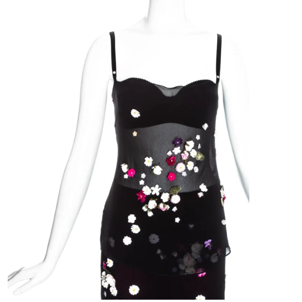 Dolce & Gabbana Silk Chiffon Camisole 1999 It 42 - image 1